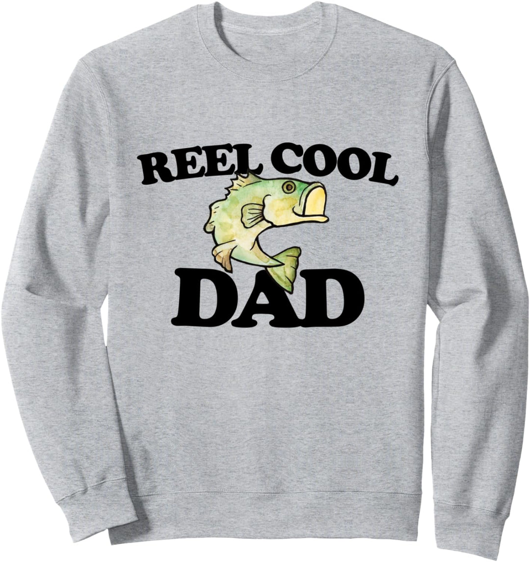 Largemouth Bass REEL cool Dad fishing Sweatshirt