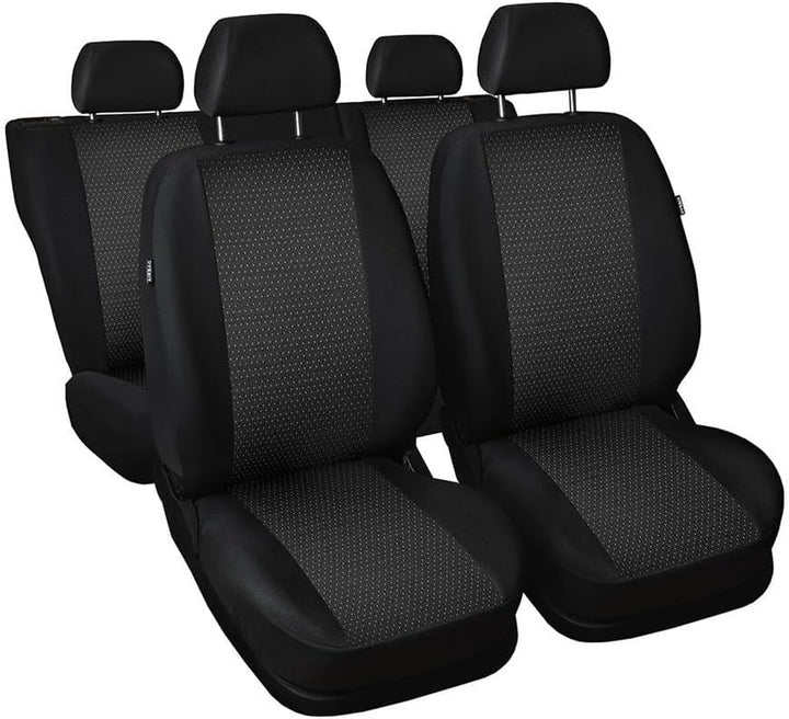 Mossa - Massgeschneiderte Sitzbezüge Auto kompatibel mit Volkswagen Caddy III Cargo (2004-2015) für