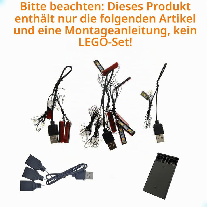 GEAMENT LED Licht-Set Kompatibel mit Lego Schaufelradbagger (Bucket Wheel Excavator) - Beleuchtungss