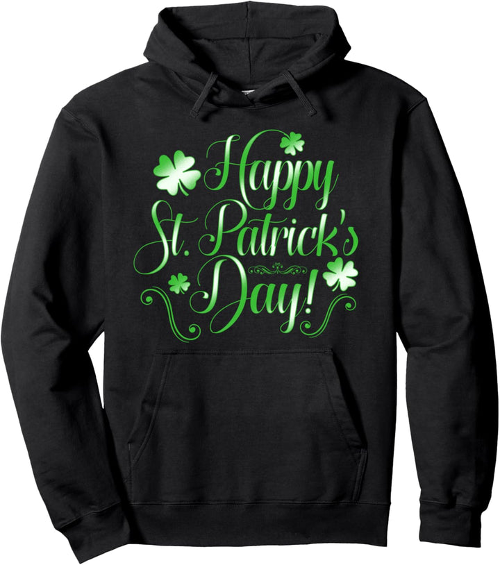 Grün St. Paddys Day Kleeblatt Glücksblatt Feiertag Geschenk Pullover Hoodie