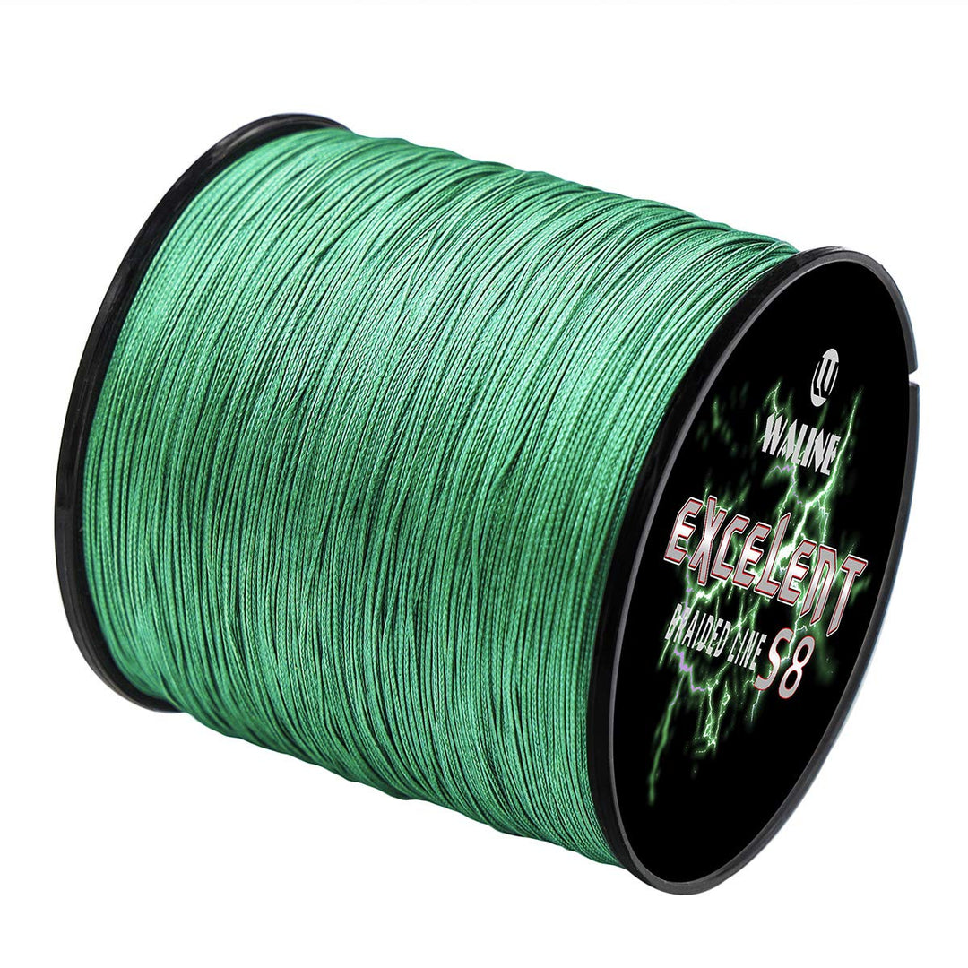 Waline 8 Stränge Super Strong PE Geflochtene Angelschnur 8fach Grün Mehrfarbig 300m 500m Angelschnur