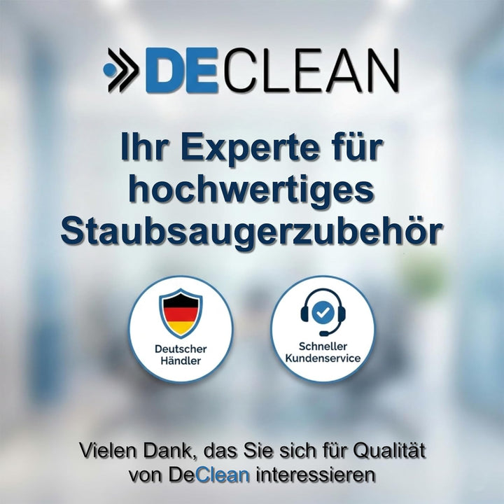 DeClean Bodendüse Bürste kompatibel mit Miele Staubsauger C1, C2, C3, Complete, Compact, Classic, S8