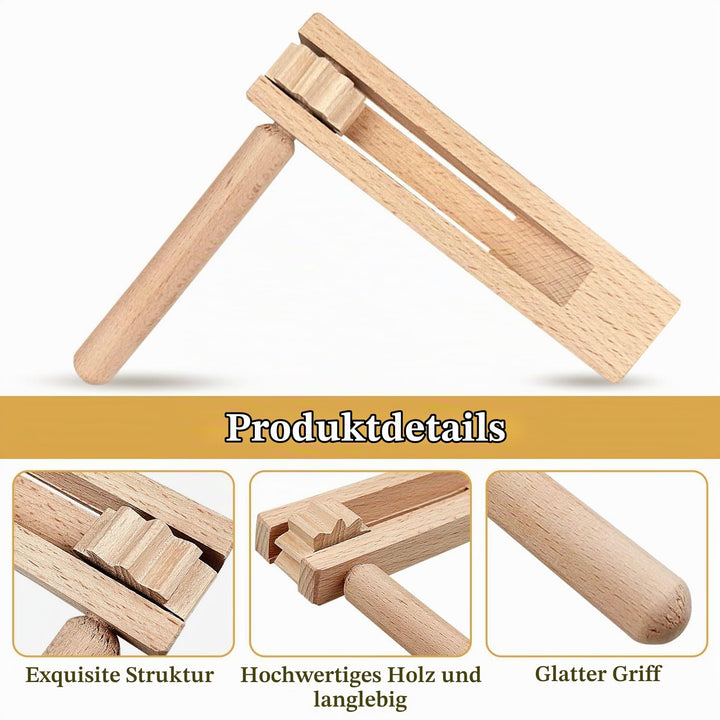 3 Stück Holzratsche Geräusche Maker, Krachmacher, Ratsche Holz, Fanartikel zum Anfeuern Geeignet für