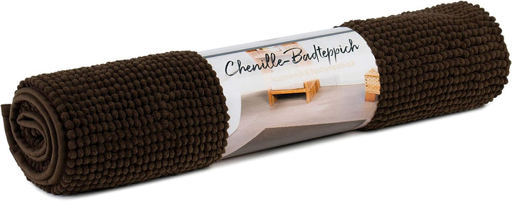 Gözze - Anti-Rutsch-Badematte, Superweich, 100% Mikrofaser, 60 x 100 cm - Mocca Mocca 60 x 100 cm, M