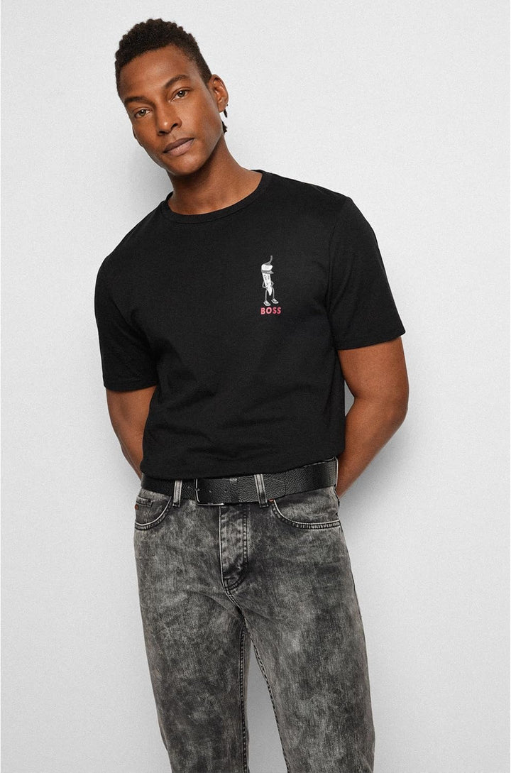 BOSS Herren Gürtel 105 Black1, 105 Black1