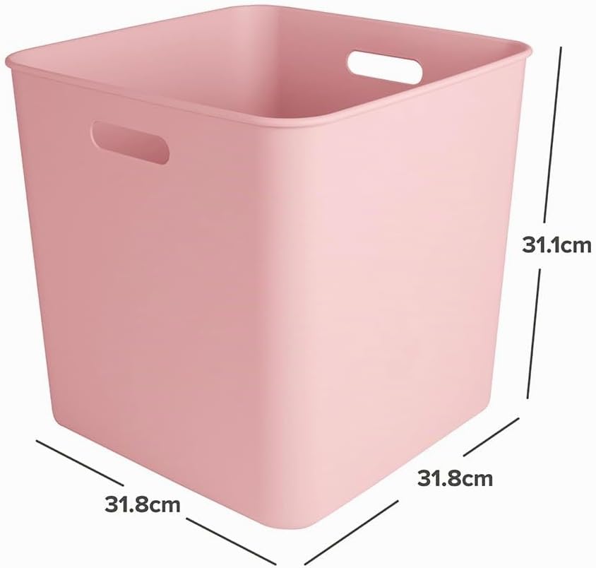 Sunware Sigma Home Aufbewahrungsboxen Klein 25L - 31,8 x31,8x 31,1cm - Kunststoff Aufbewahrungsbox O