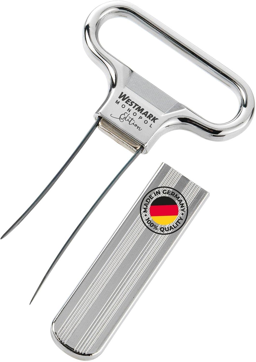 Westmark Ent- und Verkorker, Klingen-/Spangenkorkenzieher, Inkl. Kapselheber, Zinkdruckguss/Stahl, A
