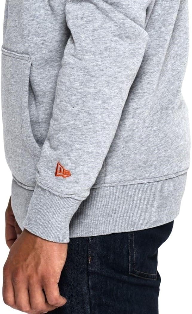 New Era - Chicago Bears - Hoody - Team Logo Po Hoody - Heather Grey S Gray, S Gray