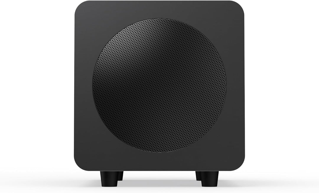 Kanto SUB6 Sealed Powered Subwoofer | 200W Peak Power | 6” Woofer | Quick & Accurate Bass | Ultra-co