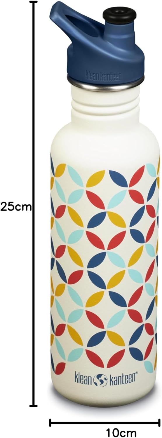 Klean Kanteen Classic Trinkflasche Retro-Punkt 800 ml 800 ml Retro-punkt, 800 ml Retro-punkt
