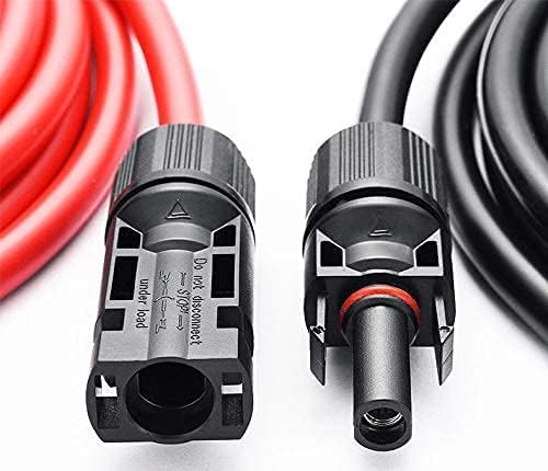 Verlängerungskabel Solarkabel beidseitig Solarstecker rot/schwarz 6mm² inkl. montierter Solar-Stecke