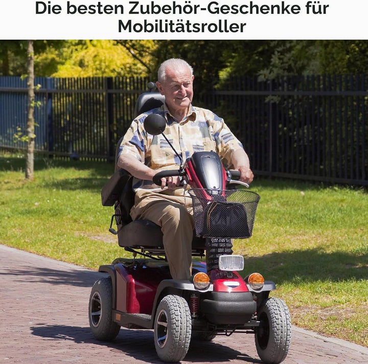 Elektromobil Abdeckhaube Wasserdicht &amp; Winddicht,420D Abdeckplane für Elektromobile mit 4 Reflexstre