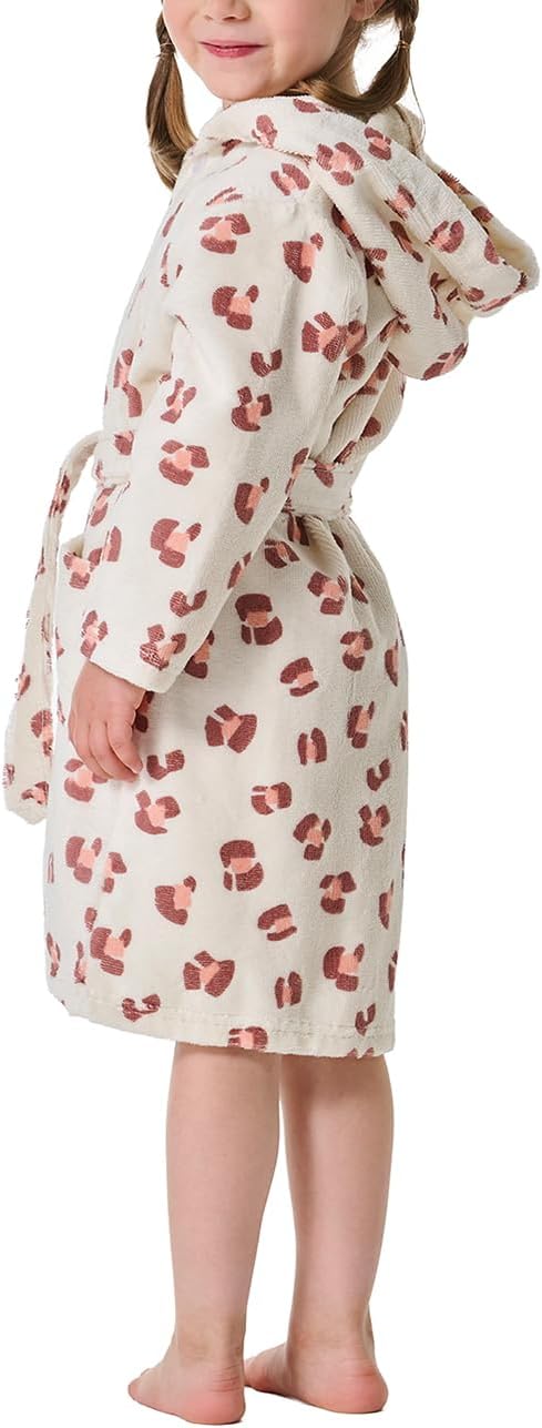 Schiesser Jungen Bademantel - Velour - Grösse 92 bis 140 128 off-white_181831, 128 off-white_181831