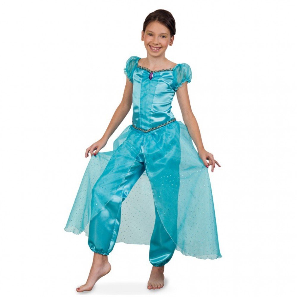 Kinderkostüm Bauchtänzerin Top Pumphose türkis Fasching Orient Jasmin (116), 116