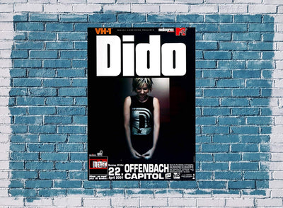 Dido - Here with Me, Offenbach 2001 » Konzertplakat/Premium Poster | Live Konzert Veranstaltung | DI