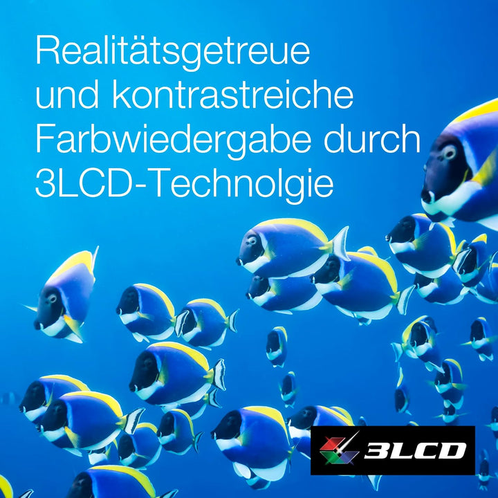 Epson EpiqVision EF-22B tragbarer Mini-Laserprojektor, Full-HD 1.080, 3LCD, 1.000 Lumen, bis zu 150-