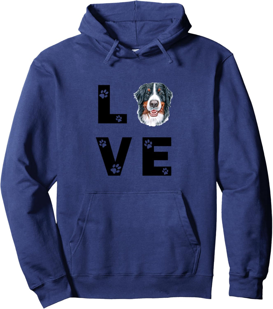 BERNER SENNER Hund Love Hundebesitzer Geschenk Pullover Hoodie