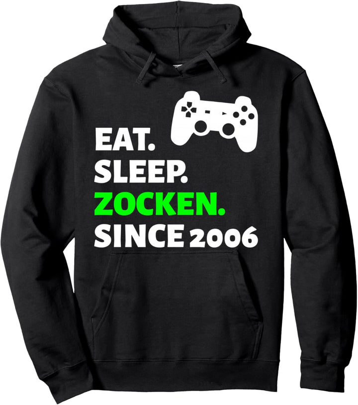 18. Geburtstag Junge Mädchen 18 Jahre 2006 Lustig Geschenk Pullover Hoodie