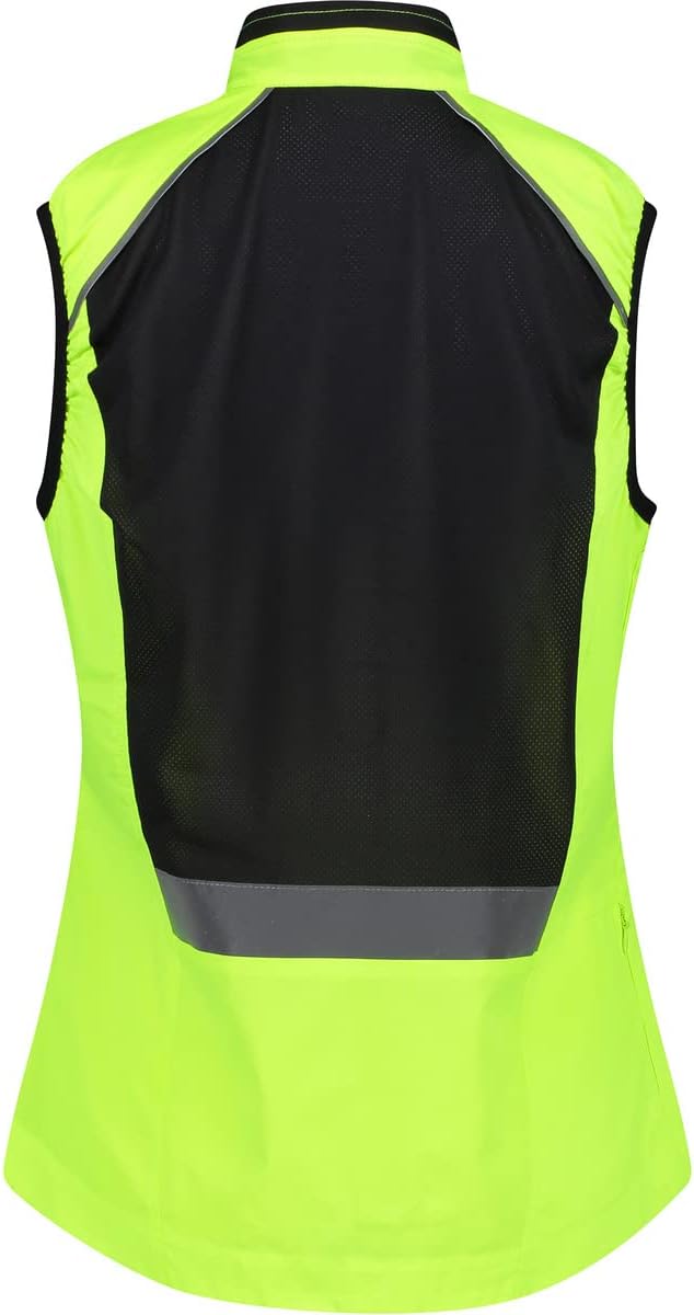 CMP Damen Fleece Kapuze Weste, XXS Neongelb, XXS Neongelb