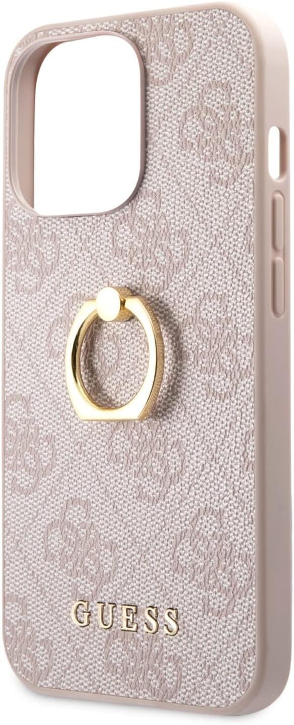 Guess GUHCP13X4GMRPI hülle für iPhone13 Pro Max 6,7" rosa 4G with Ring Stand