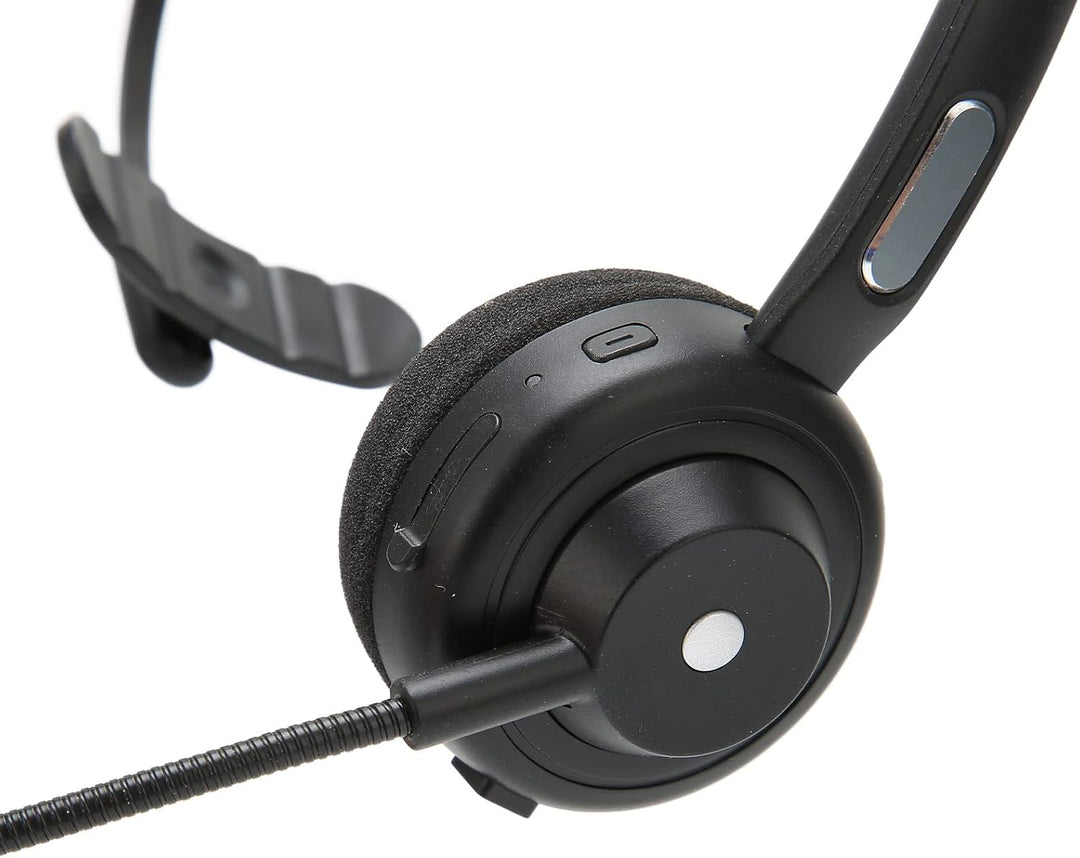 Annadue Trucker Bluetooth Headset mit Mikrofon, Kabellose On-Ear Kopfhörer mit Geräuschunterdrückung