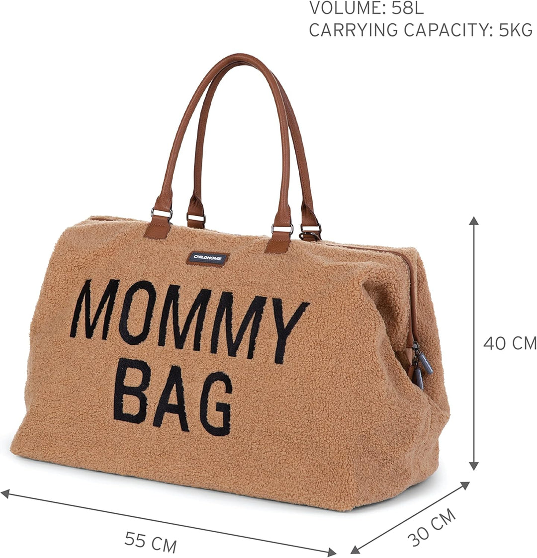 CHILDHOME, Mommy Bag, Changing Bag, Maternity, Travel Bag, Large Capacity, Changing Mat, Adjustable
