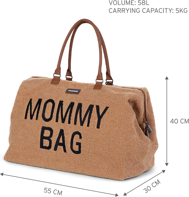 CHILDHOME, Mommy Bag, Changing Bag, Maternity, Travel Bag, Large Capacity, Changing Mat, Adjustable