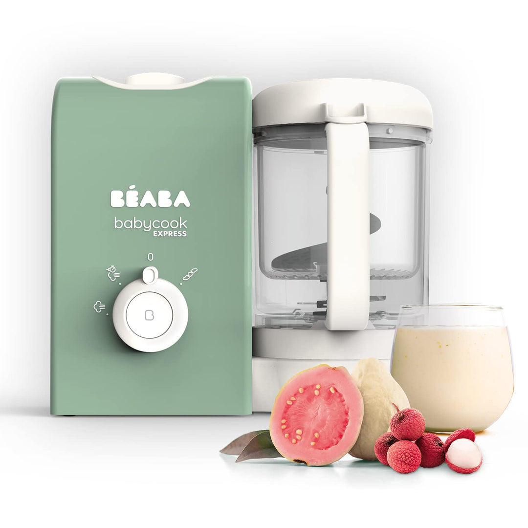 BEABA, Babycook Express, Baby Robot 4 in 1 Mixer/Standmixer, 15 Min. schnelles Kochen, Mixen nach Ma