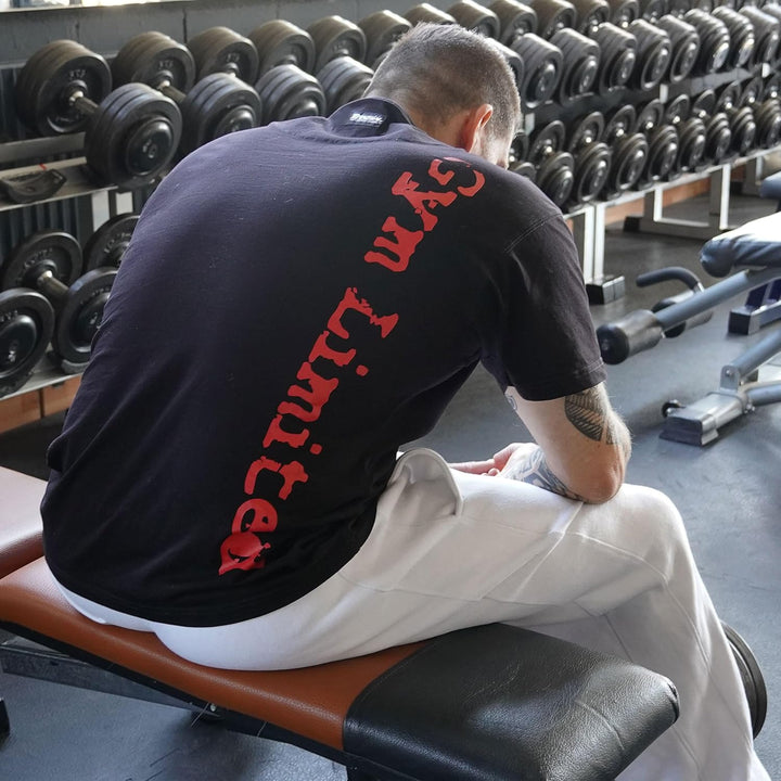 Brachial Premium Herren T-Shirt Gym Loose-Fit - für Freizeit Bodybuilding Workout Gym Kraftsport Fit