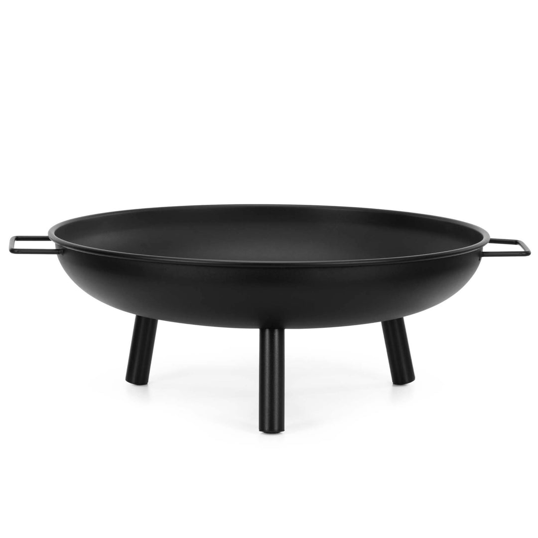 Springos Feuerschale Garten 58 cm Feuerstelle Outdoor Feuerkorb Stahl Feuerwanne Tragbare Fire Pit m