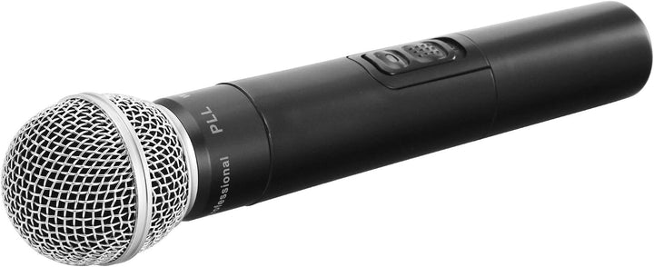 McGrey UHF-2V Dual Vocal Funkmikrofon Set mit 2X Handmikrofon 50m | 2-Kanal UHF-Funkmikrofon-Set mit
