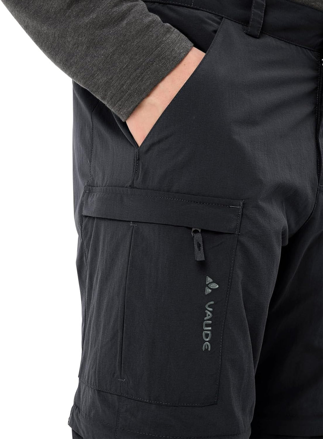 VAUDE Farley Zip-off V - Wanderhose Herren Zip Off 46 Schwarz, 46 Schwarz