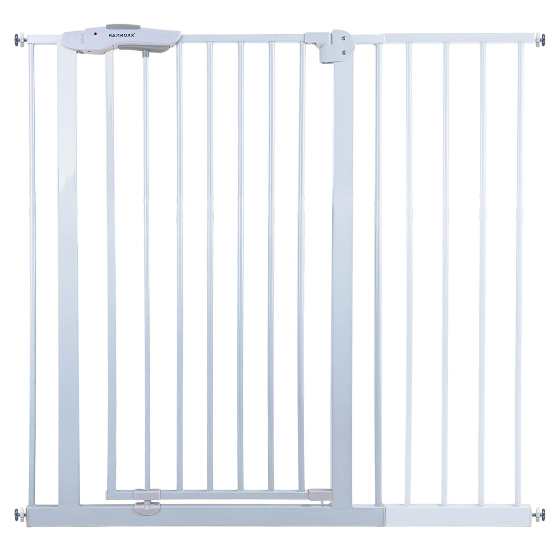 Absperrgitter Treppenschutzgitter weiss für 105-135cm Durchgang 110cm Hoch