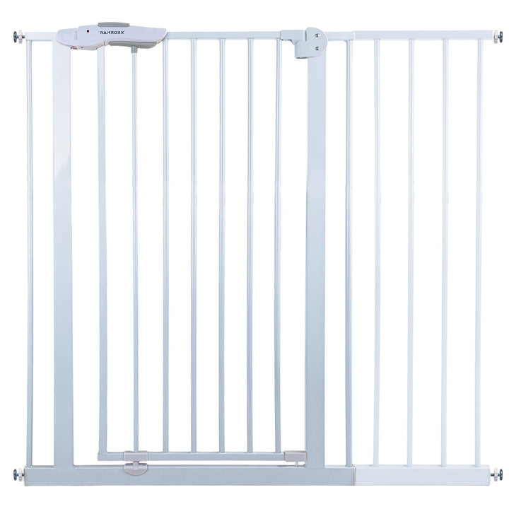 Absperrgitter Treppenschutzgitter weiss für 105-135cm Durchgang 110cm Hoch