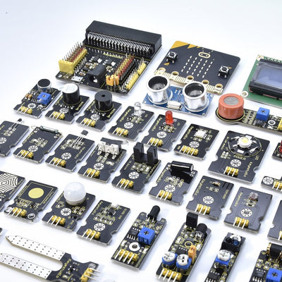 KEYESTUDIO BBC Micro:bit 37 In 1 Sensor Starto Kit | Microcontroller Starter Kit mit Microbit V2, PD