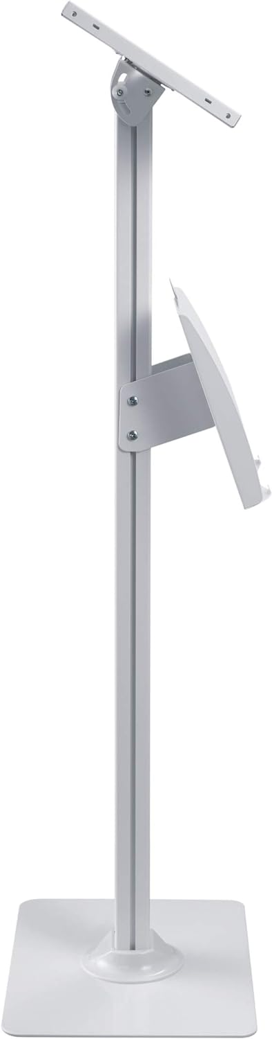 PureMounts PDS-5921 Standfuss mit Broschürenhalter und abschliessbarem Stahlgehäuse für Tablets Appl