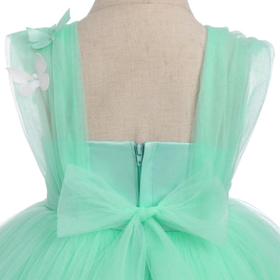FYMNSI Baby Mädchen Prinzessin Kleid Blumenmädchenkleid Taufkleid Kleinkinder Schmetterling Festlich