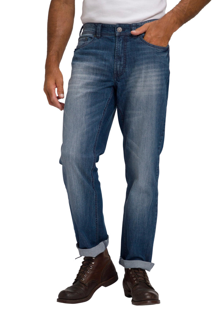 JP 1880 Herren Hose 54W / 34L Blauer Jeansstoff, 54W / 34L Blauer Jeansstoff