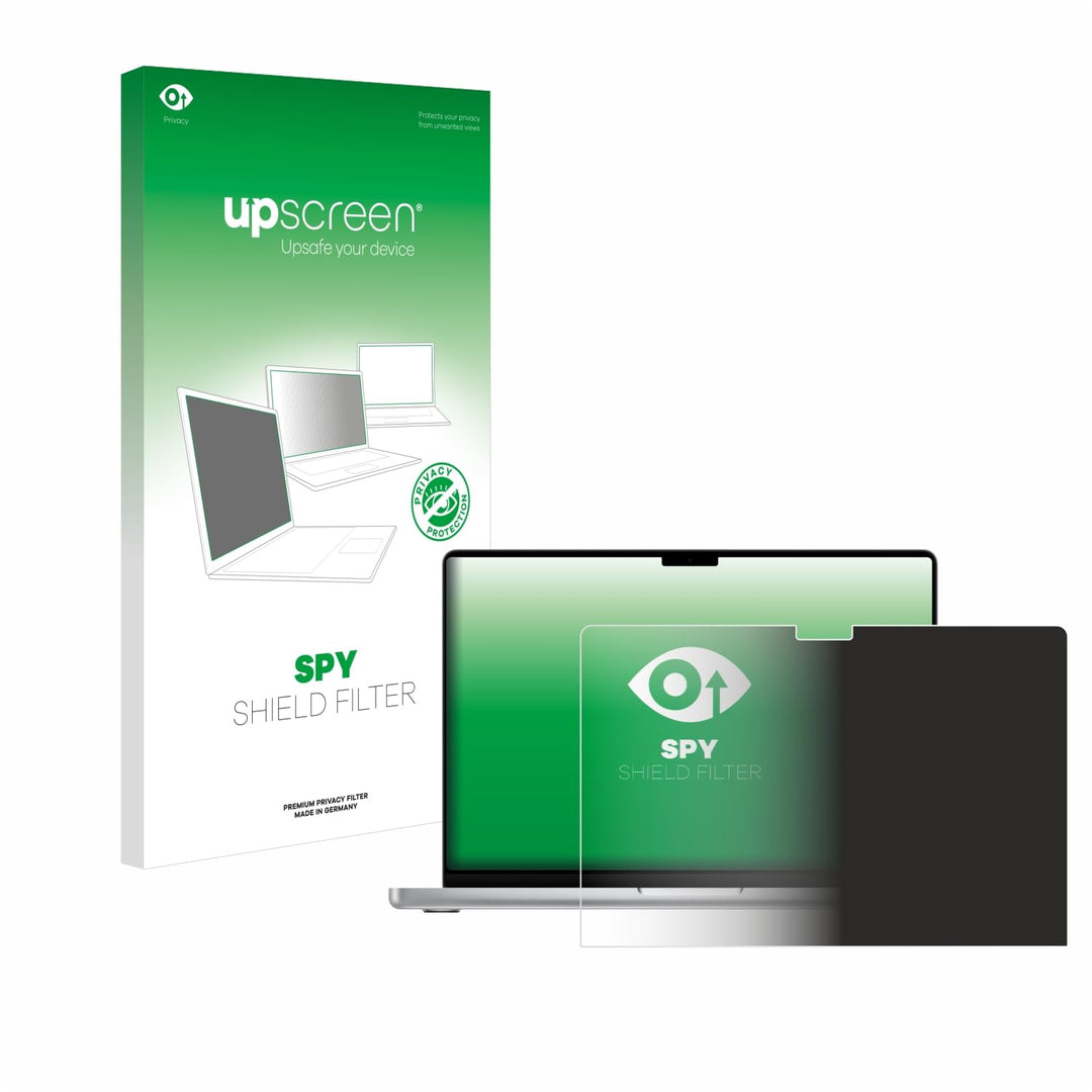 upscreen Blickschutzfilter für MacBook Pro 14" 2024 M4 / 2025 M5 Privacy Filter Blickschutzfolie Sic
