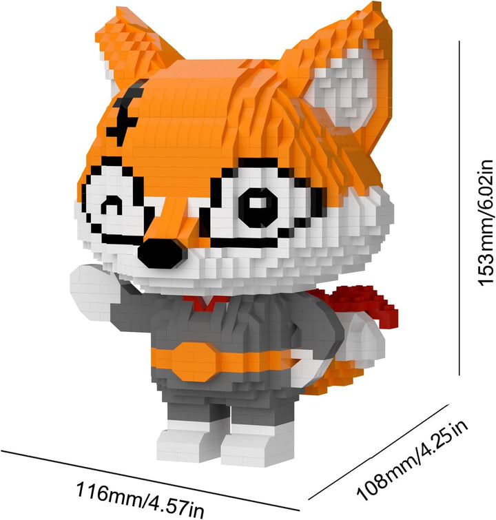Larcele 1384 Stücke Mikro Bausteine Spielzeug Kit, Mini Bricks Bauen Bauklötze Satz KLJM-07 Mehrweg