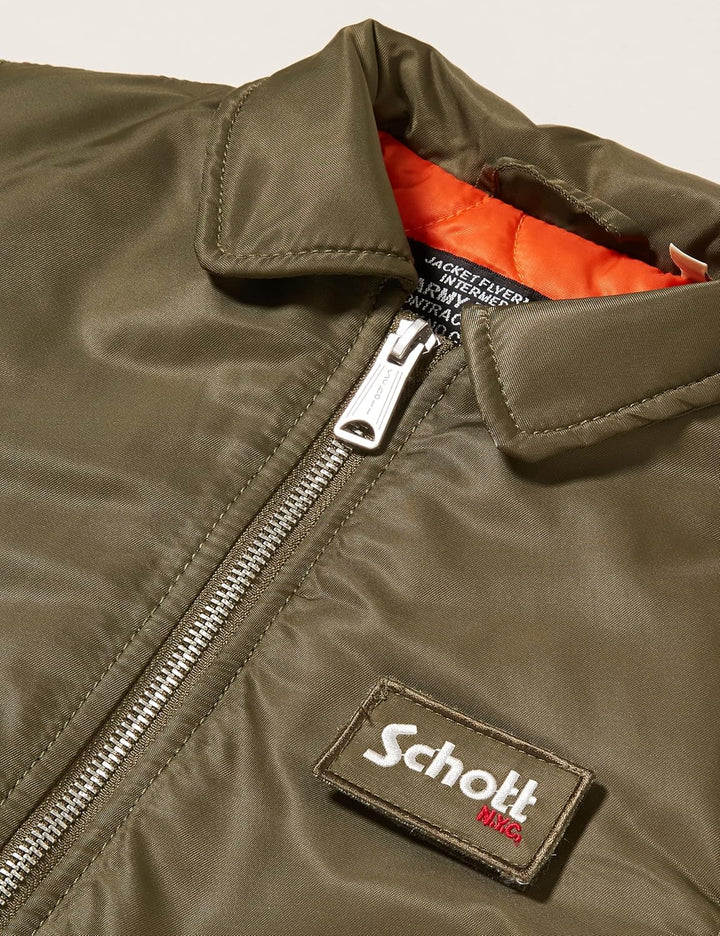 SCHOTT NYC Jungen Jacke 12 Jahre ARMY KAKI, 12 Jahre ARMY KAKI
