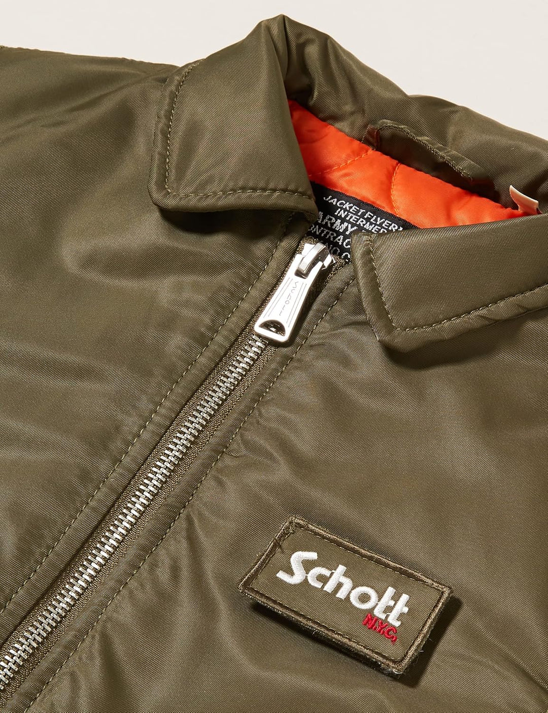 SCHOTT NYC Jungen Jacke 12 Jahre ARMY KAKI, 12 Jahre ARMY KAKI