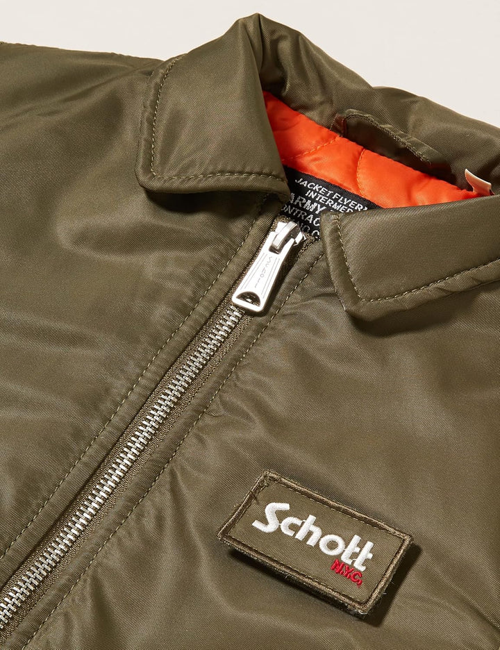 SCHOTT NYC Jungen Jacke 12 Jahre ARMY KAKI, 12 Jahre ARMY KAKI