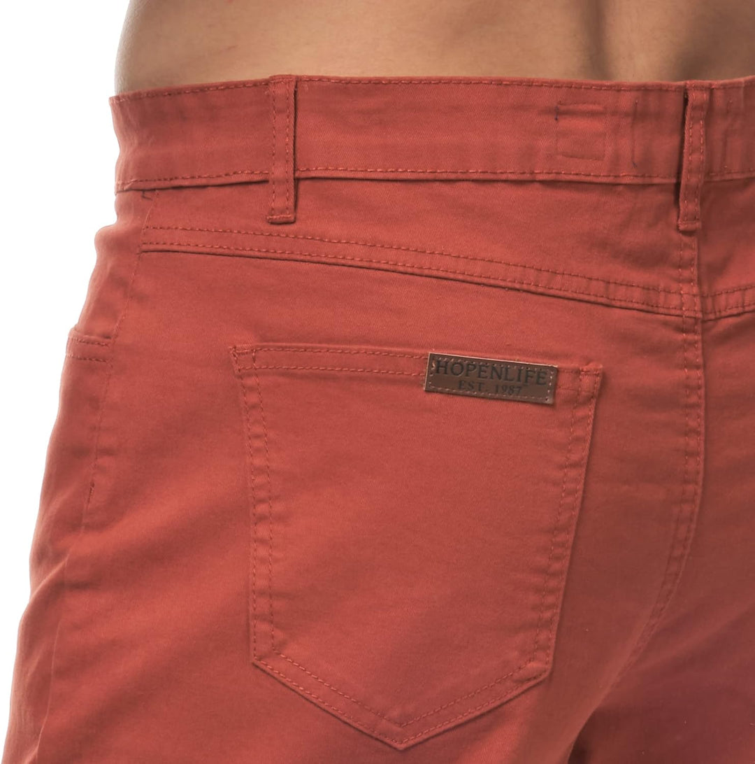 HopenLife Herren TEMARI Brique 38 Bermudas