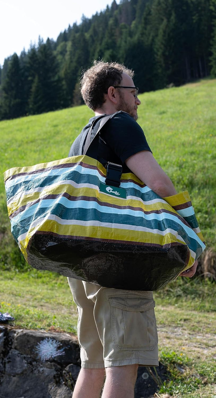 balu Grosse Allzweck-Tasche, XXL Tasche, Reisetasche, Einkaufstasche, Wickeltasche, Aufbewahrung, St