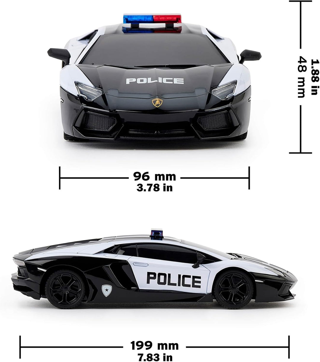 Lamborghini Aventador-Offiziell lizenzierte Fernsteuerung für Kinder mit funktionierenden Lichtern,