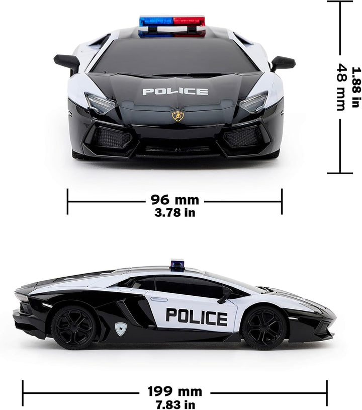 Lamborghini Aventador-Offiziell lizenzierte Fernsteuerung für Kinder mit funktionierenden Lichtern,