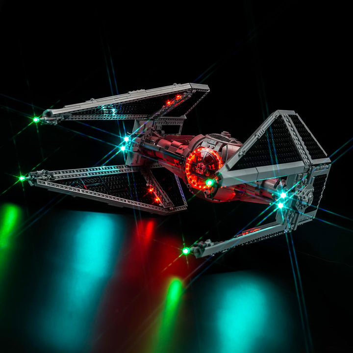 Led Licht Set Kompatibel mit Lego 75382 TIE Interceptor (Kein Modell), Dekorationsbeleuchtungsset Co