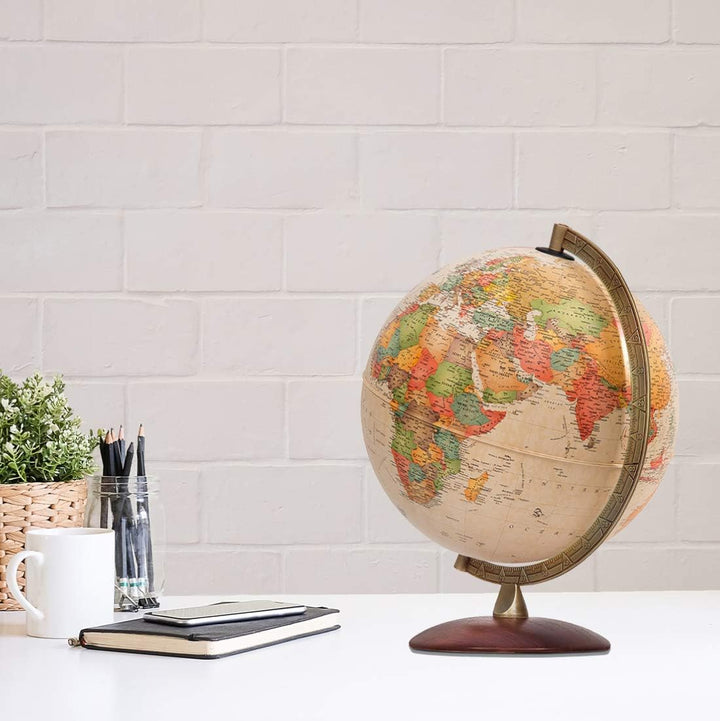 Waypoint Geographic Como Beleuchteter Globus – 30,5 cm Durchmesser, dekorativ, beleuchtet, antiker O