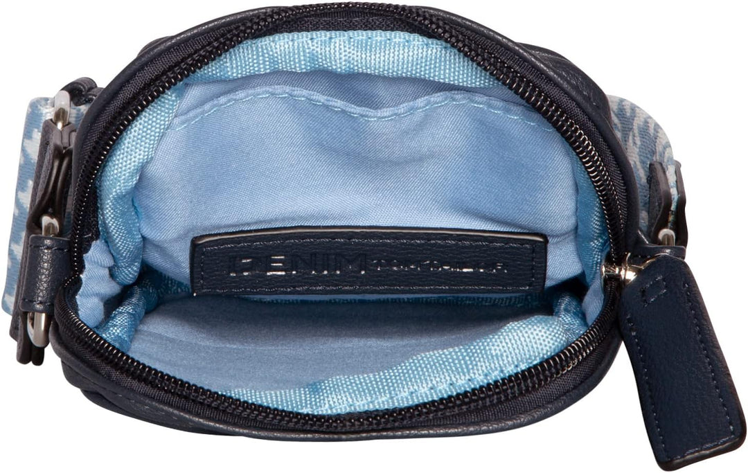 TOM TAILOR Damen Denim Bags Abbie Handytasche Umhängetasche Klein Grau Dark Blue, Dark Blue
